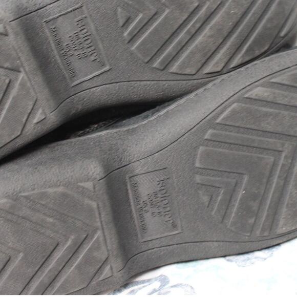 Isotoner Womens Microsuede‎ Mallory Boot Slippers Womens Size 9,5-10 Black - Picture 5 of 8